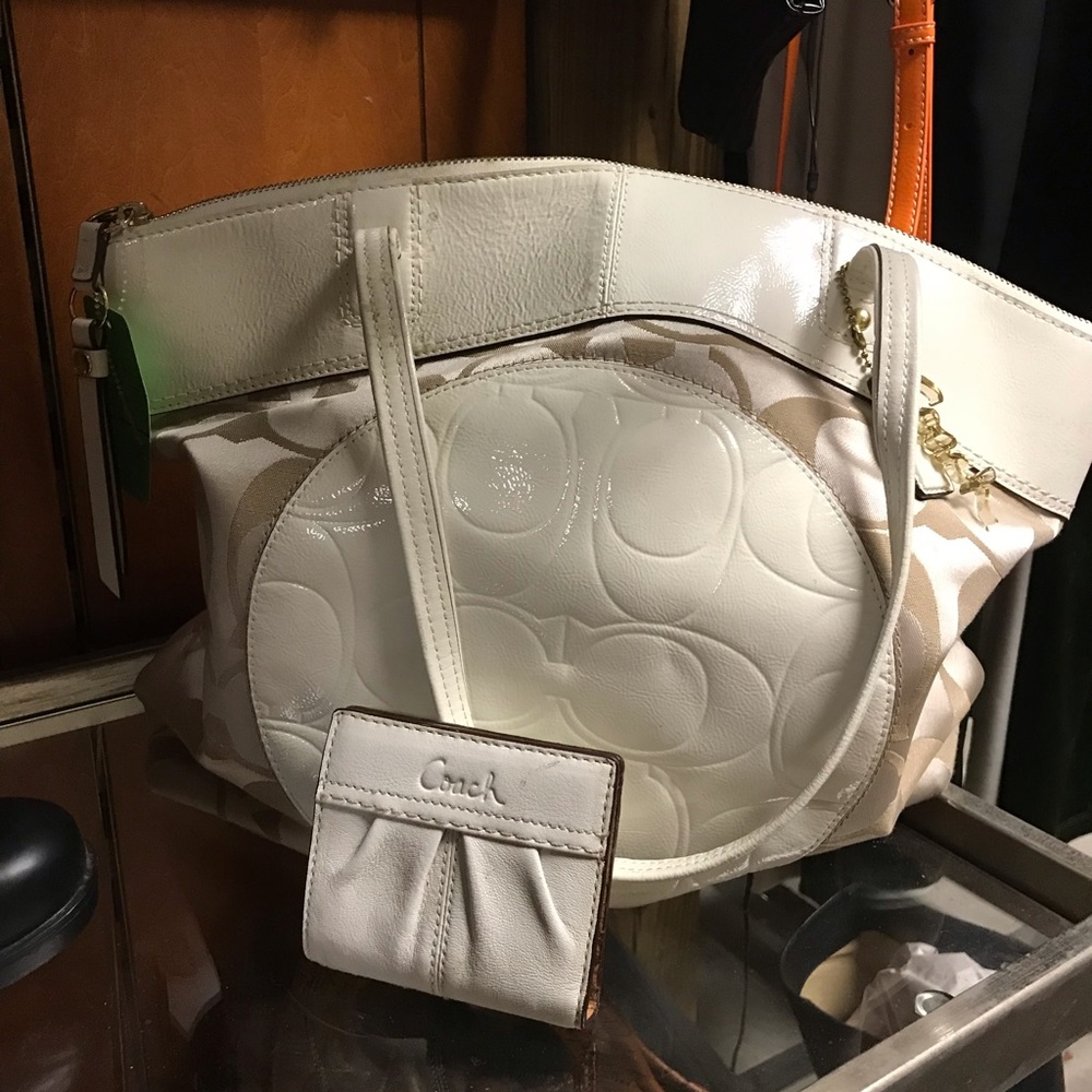 Coach bag and wallet